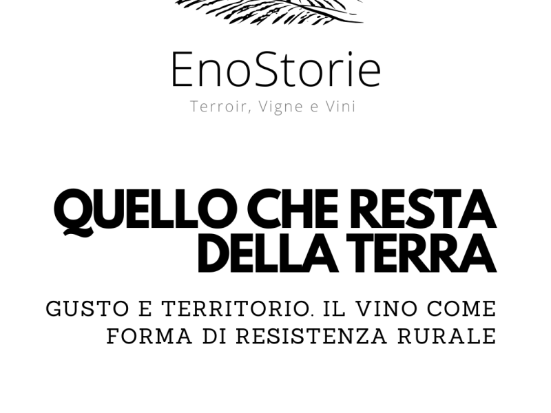 QUELLO CHE RESTA DELLA&nbsp;TERRA